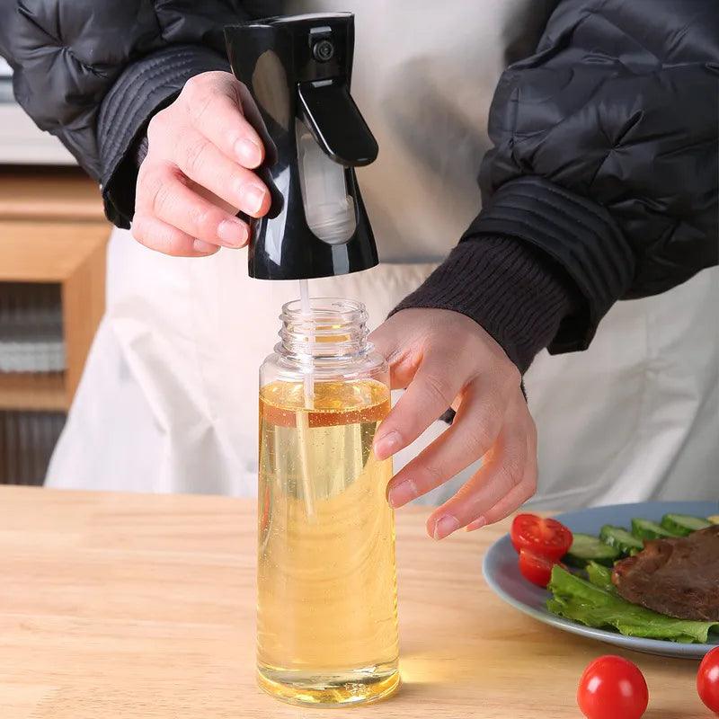 200ml 300ml Oil Spray Bottle Kitchen BBQ Cooking Olive Oil Dispenser Camping Baking Empty Vinegar Soy Sauce Sprayer Containers - Lumina start