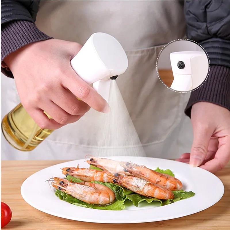 200ml 300ml Oil Spray Bottle Kitchen BBQ Cooking Olive Oil Dispenser Camping Baking Empty Vinegar Soy Sauce Sprayer Containers - Lumina start