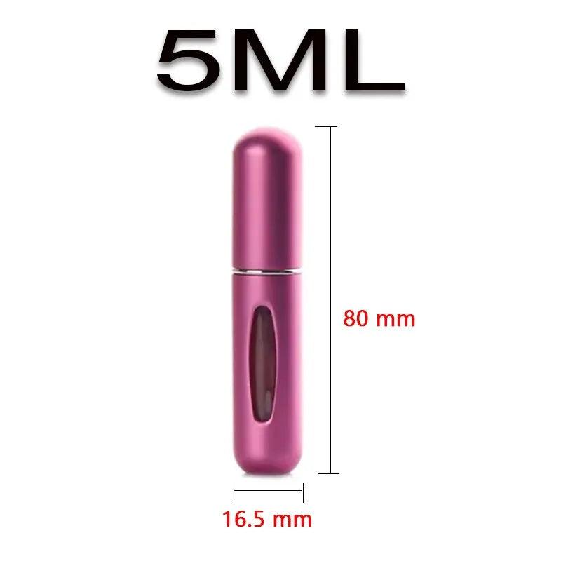 5ml Bottom Charge Perfume Refillable Bottle Liquid Container For Cosmetics Spray Bottling Dispenser Press Head Portable Travel - Lumina start