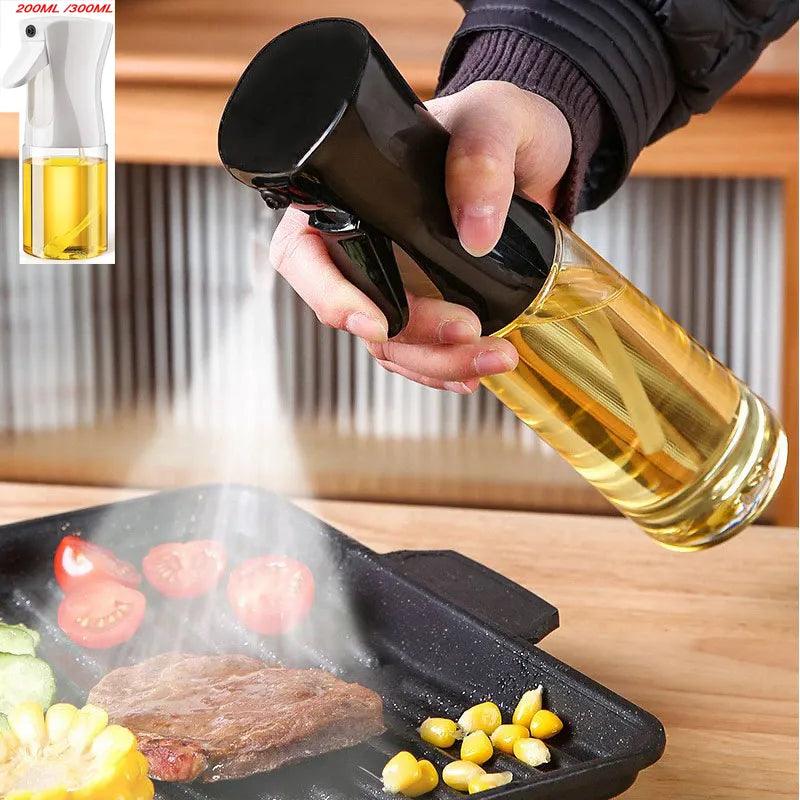 200ml 300ml Oil Spray Bottle Kitchen BBQ Cooking Olive Oil Dispenser Camping Baking Empty Vinegar Soy Sauce Sprayer Containers - Lumina start