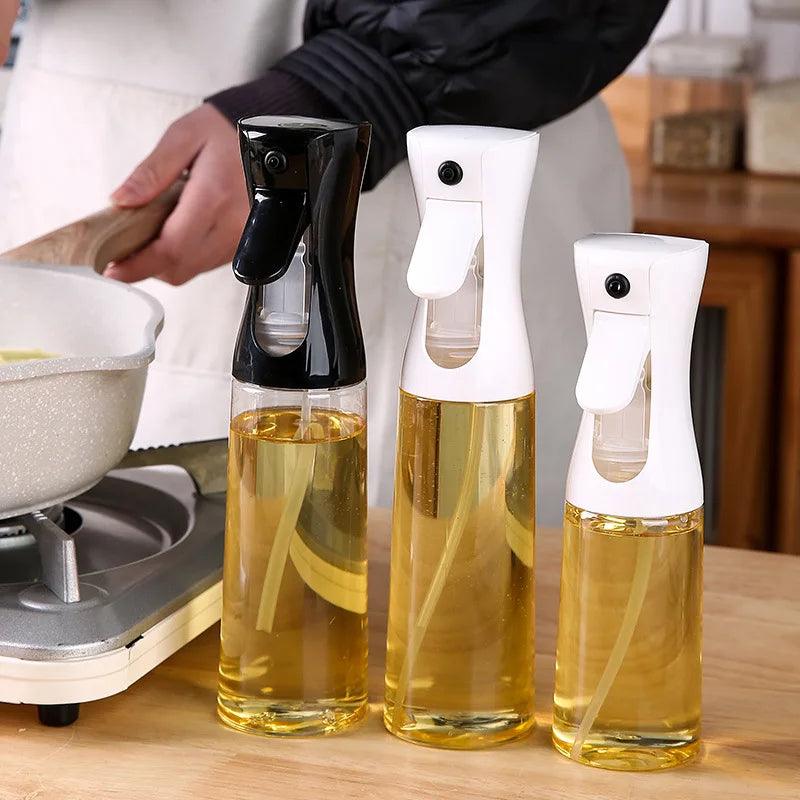 200ml 300ml Oil Spray Bottle Kitchen BBQ Cooking Olive Oil Dispenser Camping Baking Empty Vinegar Soy Sauce Sprayer Containers - Lumina start