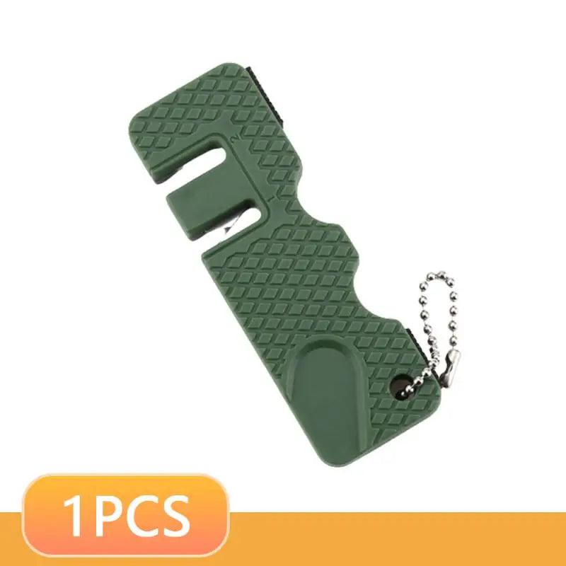 Knife Sharpener Pocket Ceramic Sharpen Diamond Tool Scissor Sharpen Gears Fish Hook Carbide Knife Whetstone Outdoor Multi Tools - Lumina start